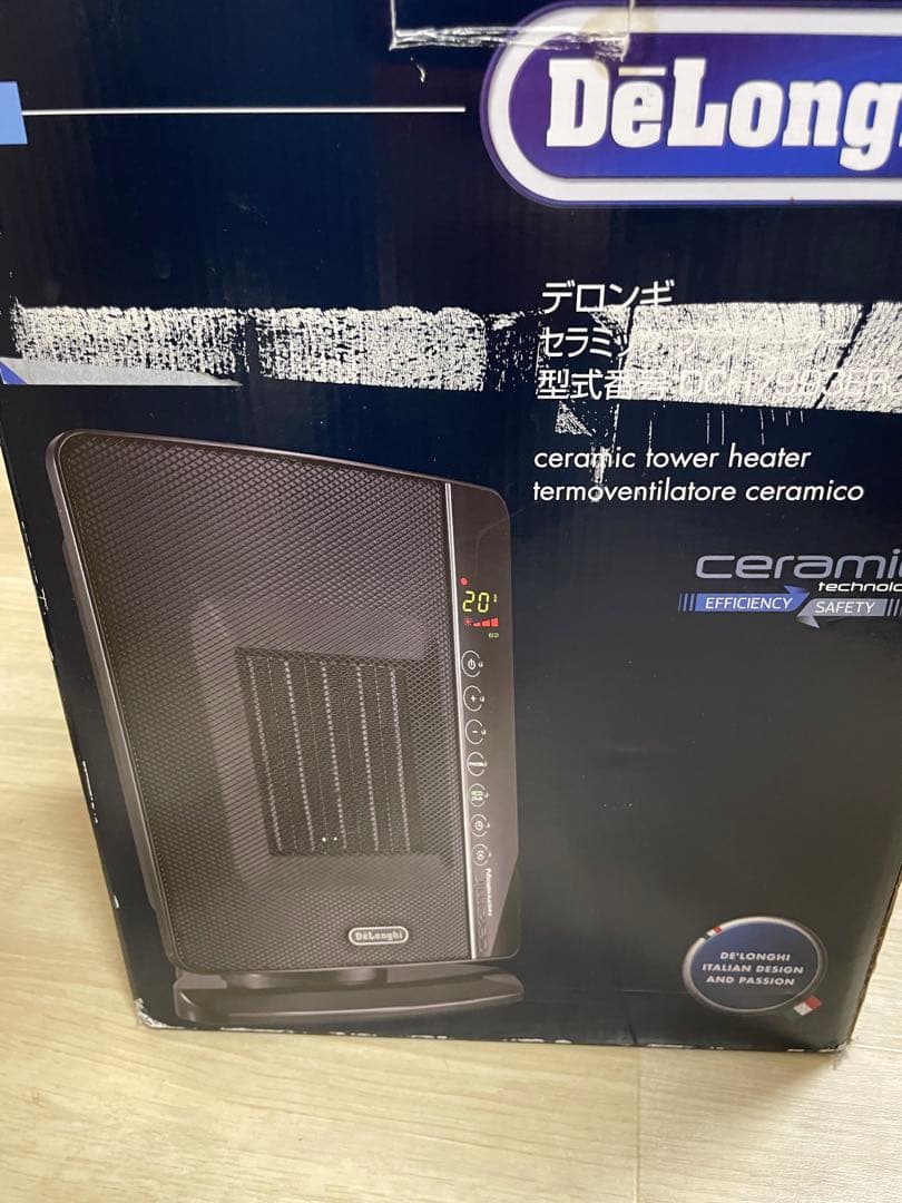 デロンギ セラミックファンヒーター】 リモコン付き - メルカリ
