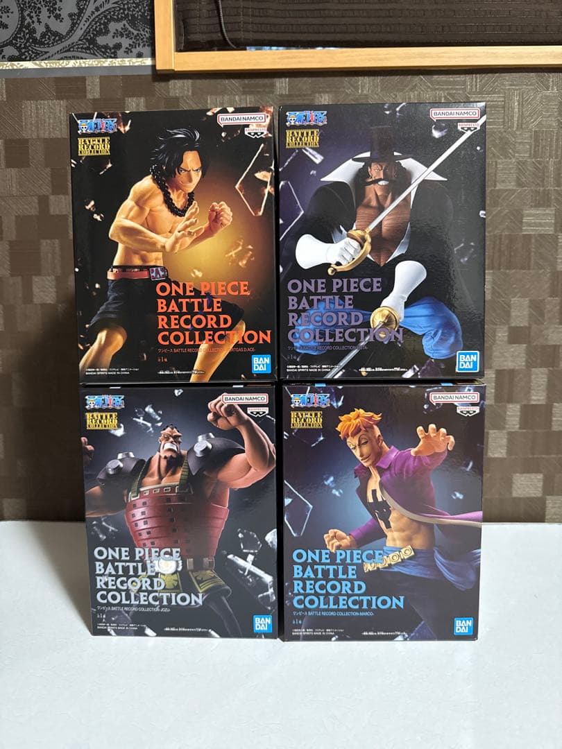 ワンピース　フィギュア　９点(ルフィ　シロヒゲ　ジョズ　マルコ　エース　ビスタ・