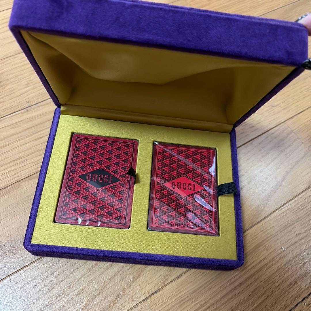 希少 GUCCI トランプ2つセット 紫ベロアケース付き トランプカード（GUCCI）のおすすめ人気商品一覧 通販 - Yahoo