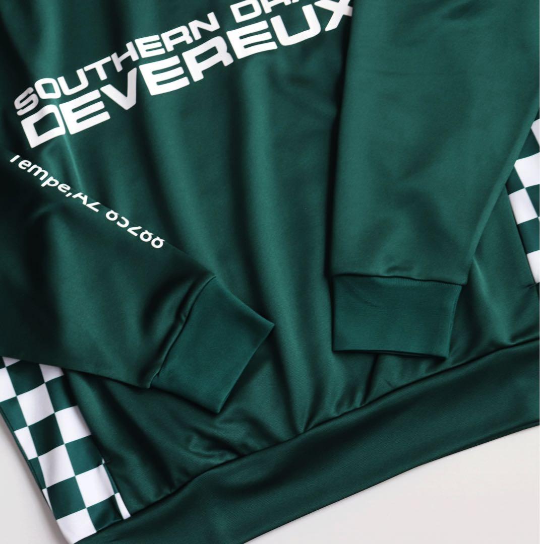 《デヴァローゴルフ》未使用 ビッグメッセージチェッカーフーディ ゴルフウェア L