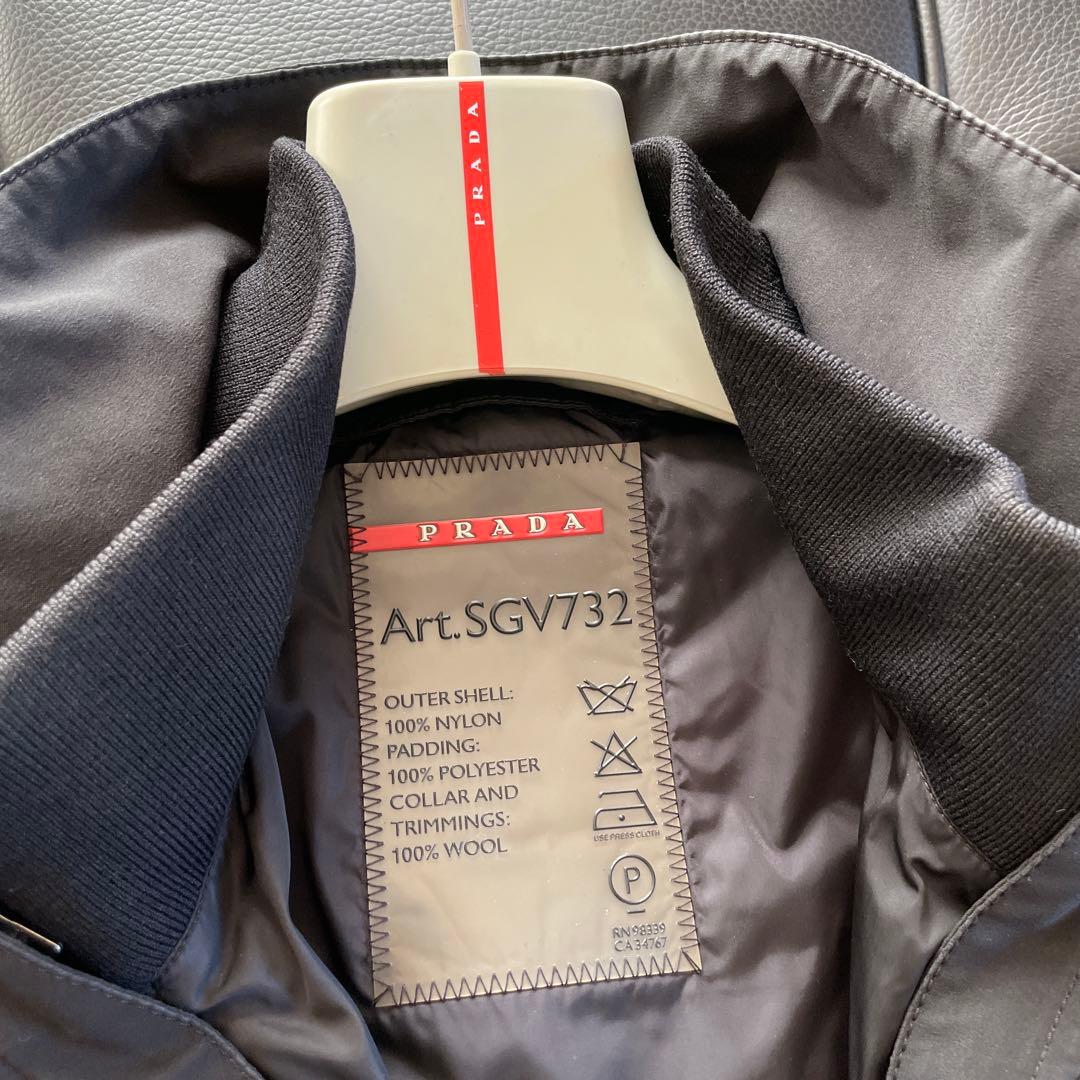 PRADA ダウンコート Art.SGV/732 Tg 46 黒 - メルカリ