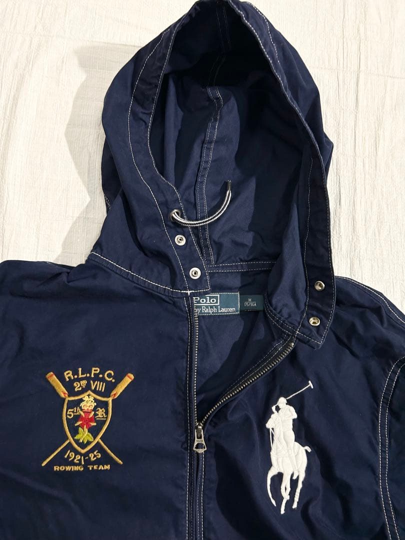POLO R ポロ ラルフローレン ビッグポニー フード ジャケット ネイビー