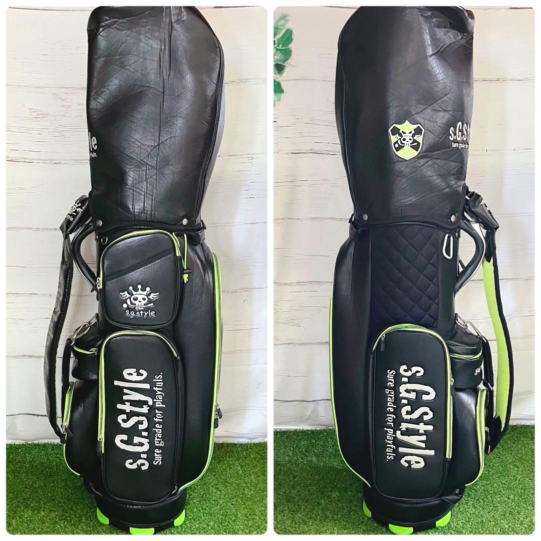 【入手困難】美品 S.G.style キャディバッグ ブラック グリーン レア