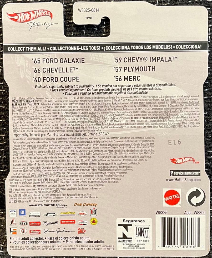 ホットウィール '66 シボレー シェベル レーシング シェビー