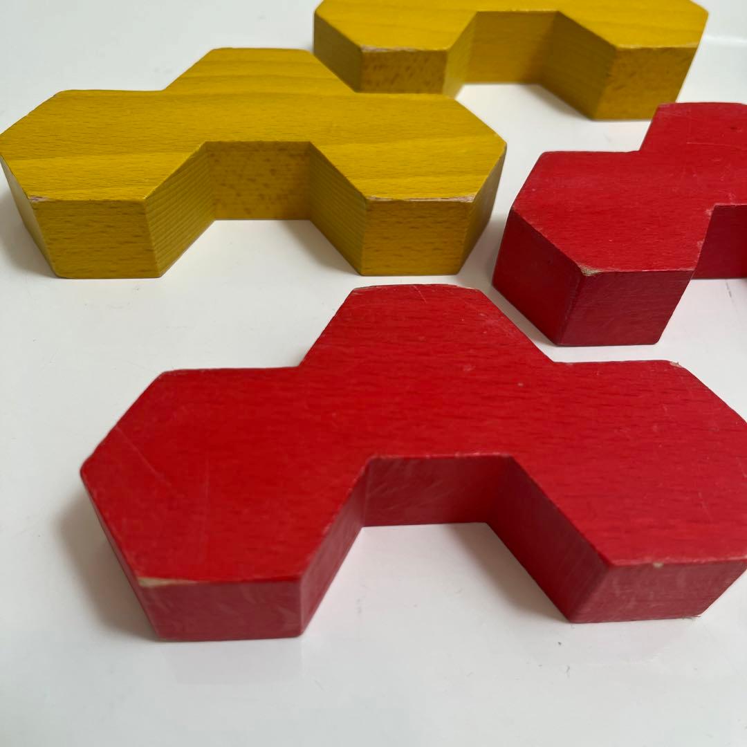 sina ジーナ社 ハニーフラワー 積み木 - メルカリ