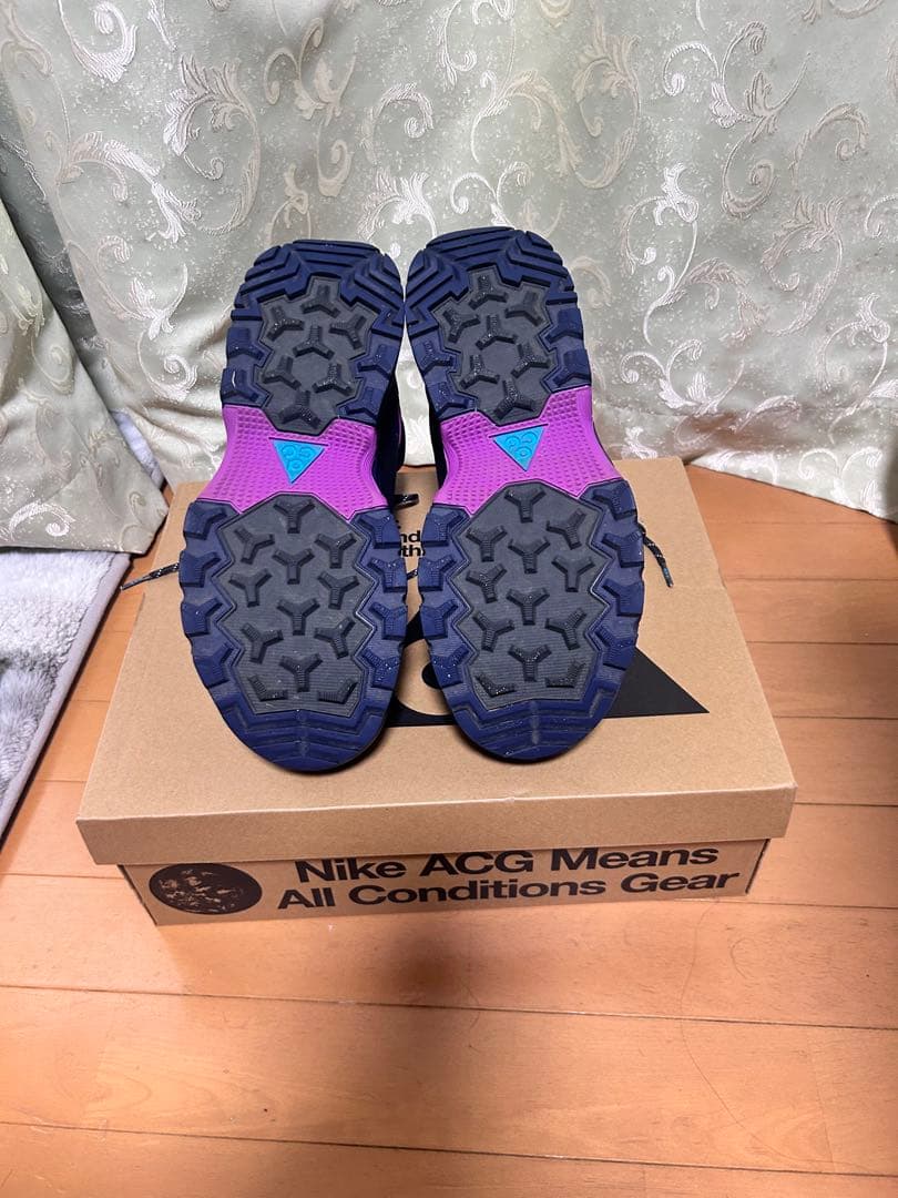 NIKE ACG ガイアドーム 27.5cm ブルー トレッキングブーツ