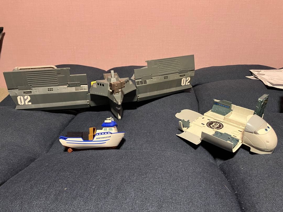 カーズ2 超レア物 トニートライフル 戦闘艦アメリカ海軍 3点セット