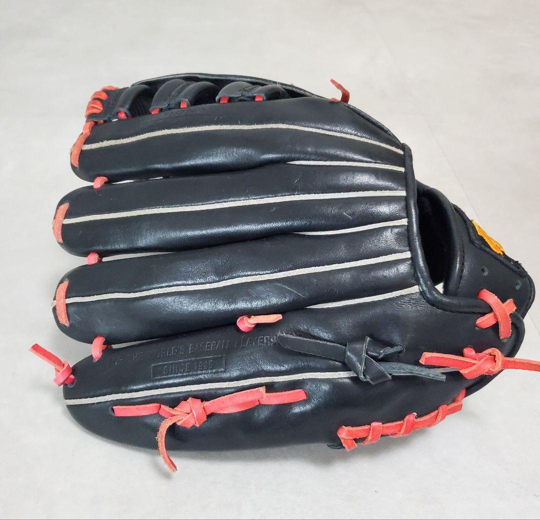 デサント 日本製 新庄剛志モデル シルエット刻印 外野用 軟式グローブ