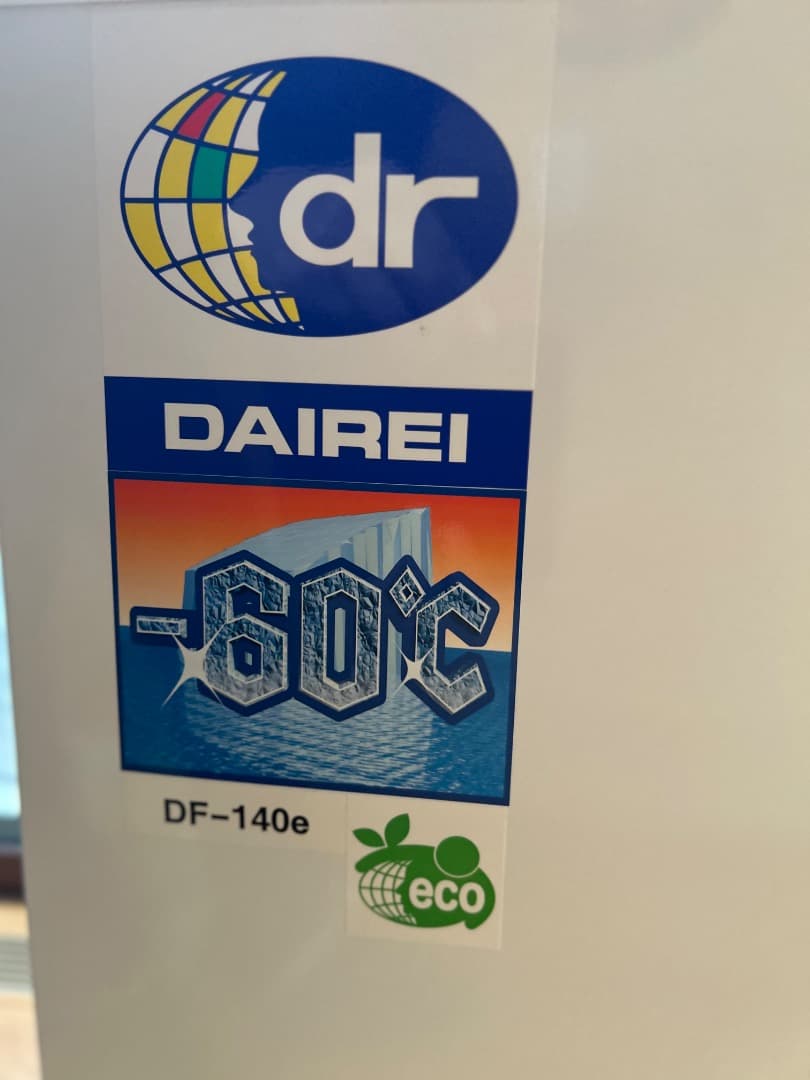 ダイレイ　-60℃　超低温冷凍庫　スーパーフリーザー 133Ｌ DF-140e