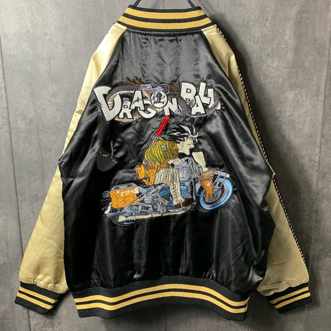 激レア 古着 メンズ アウター スカジャン ドラゴンボール 悟空 2XL