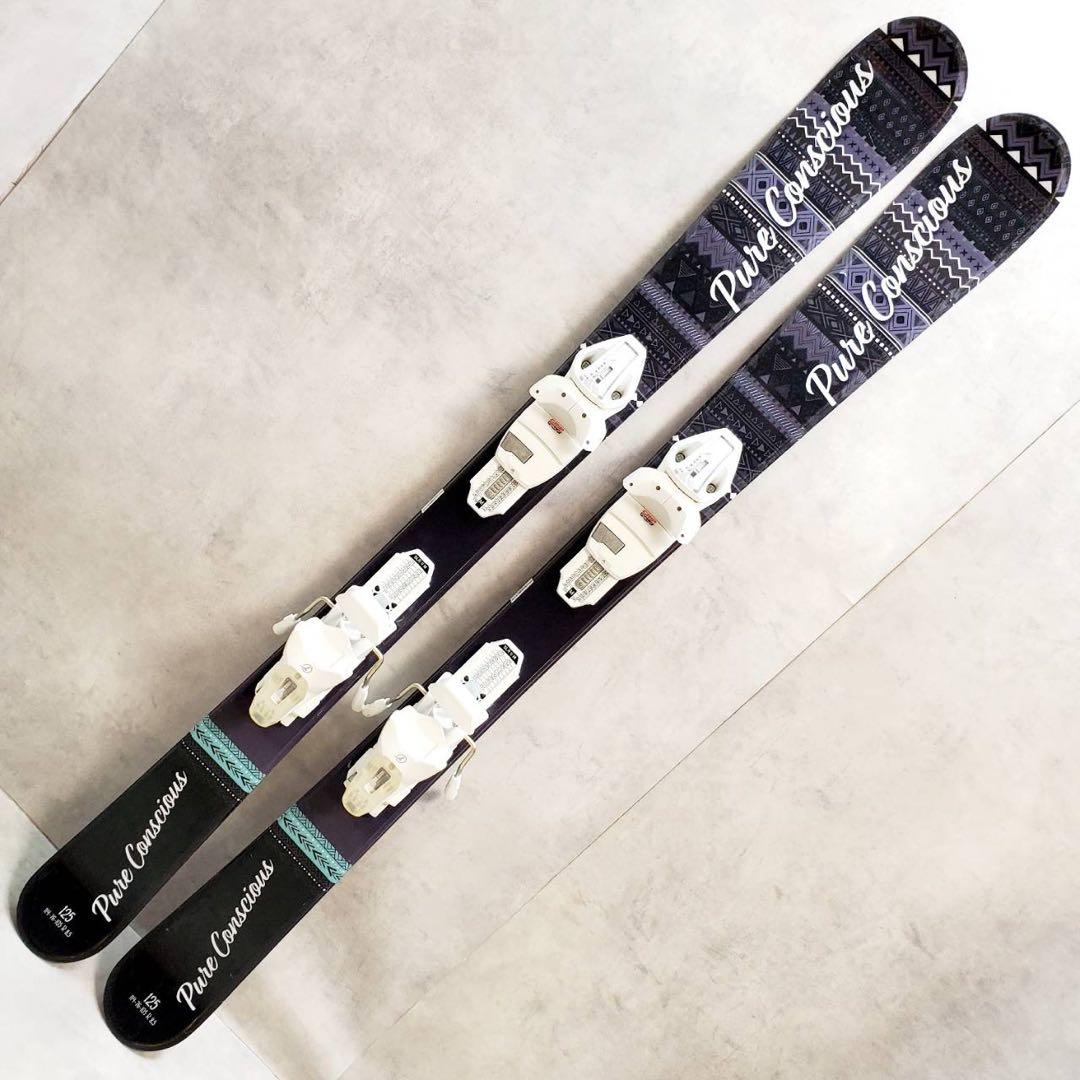 PURE CONSCIOUS ショートスキー ミッドスキー 125cm スキー板 - メルカリ