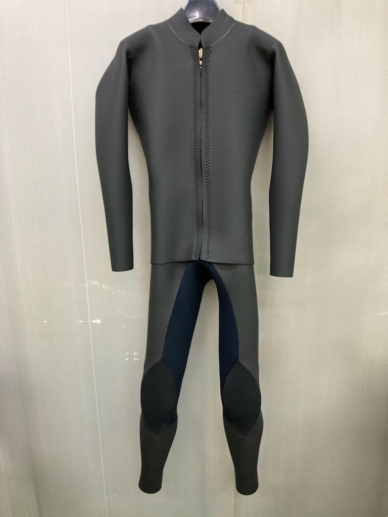 masame国内生産CLASSICロングジョンジャケットSETオーダー料込 国内生産！classic smooth black ロングジョン＆ジャケットセット