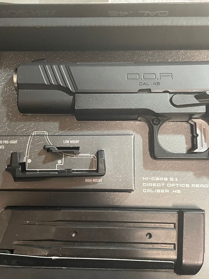 D.O.R CAL .45 ガスブローバックエアガン