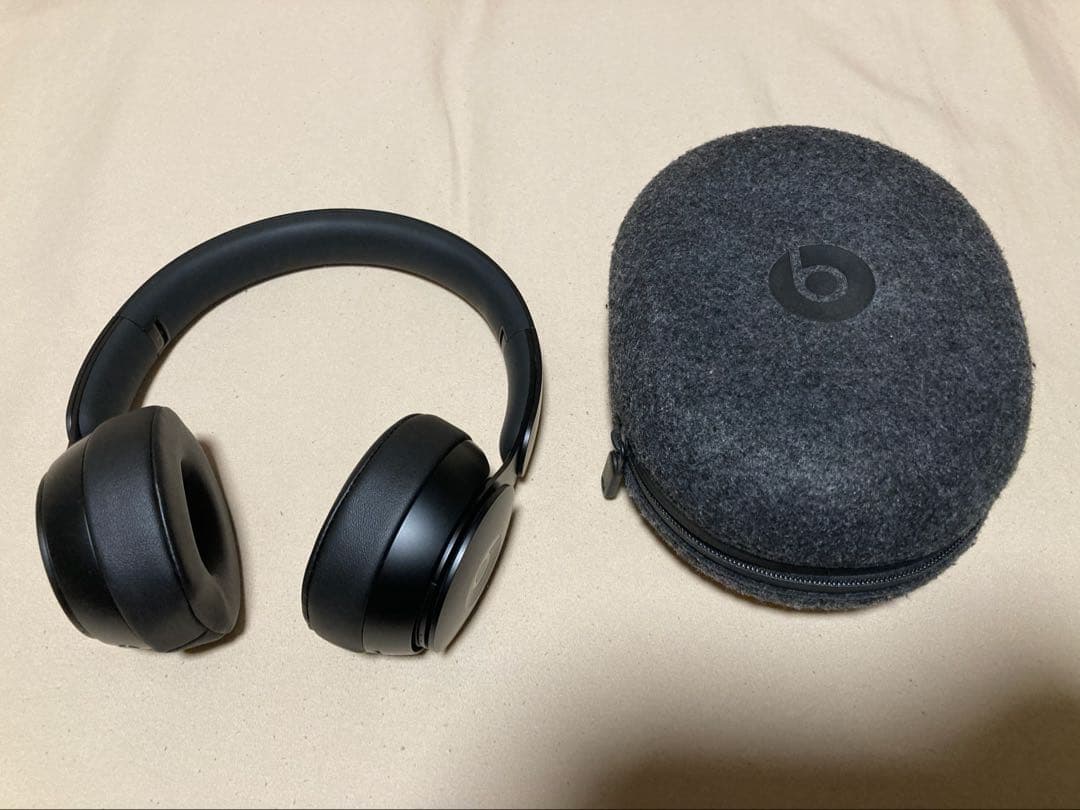 Beats Solo Pro ワイヤレスヘッドホン ブラック ケース付き Amazon | Lebakort収納ケースと互換性のあるBeats Studio Pro