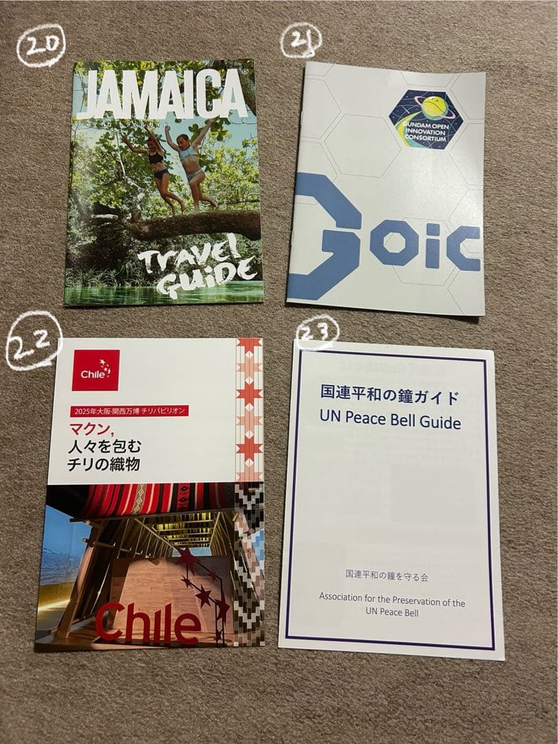 万博関連商品　希望のものを番号でコメントください！