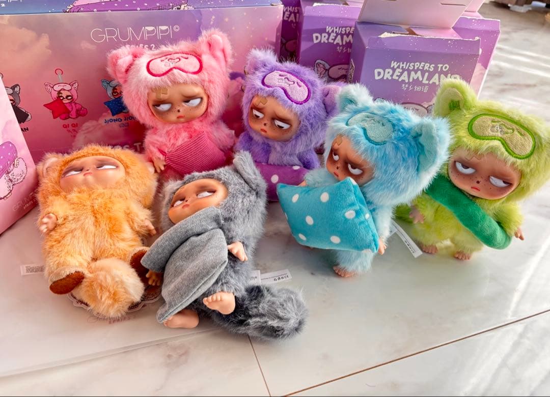 グランピピ シリーズ2 ２代目 アソートBOX 開封済み 未使用 2代目 Sleepless grumpipi グランピピ 未開封ボックス2個 V2 Grumpipi