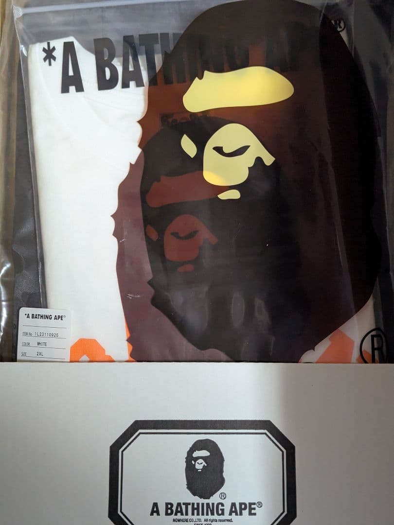 BAPE　PORTER　Tシャツ&トートバッグセット　新品未開封　白2XLサイズ