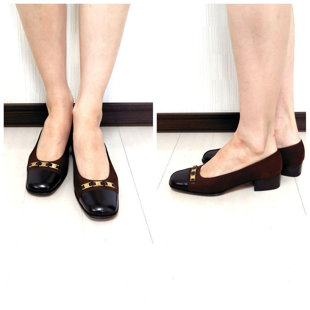 ✨️腕利き職人のリペア済✨️美品❤箱付【フェラガモ】3連ヴァラ