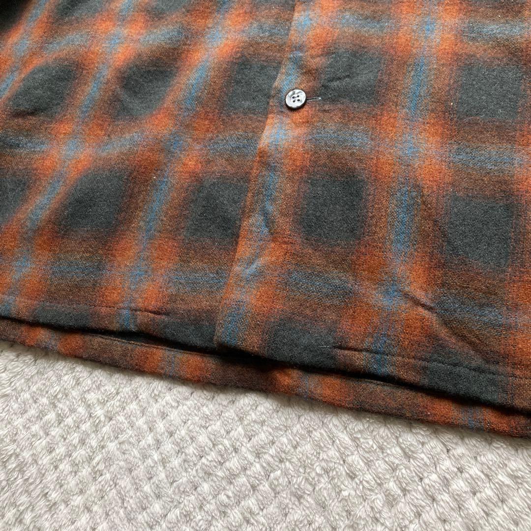 70s cascade カスケード オンブレ ウールシャツ PENDLETON - メルカリ