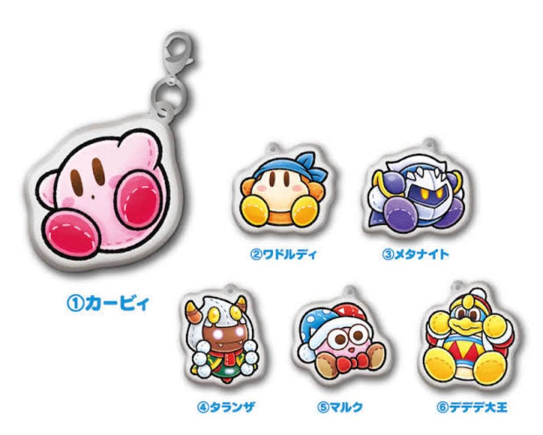 星のカービィ　WADO'S TOY SHOP メタルチャーム　コンプリートセット