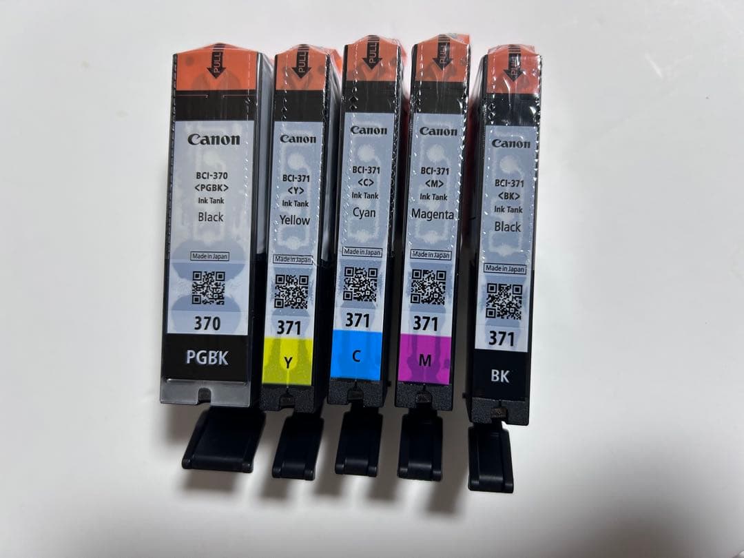 Canon 371 370 インクカートリッジ 5色マルチパック - メルカリ