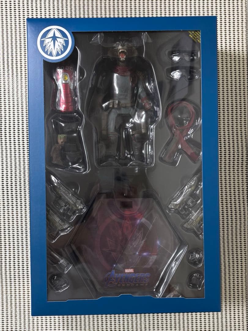 エンドゲーム　ガーディアンズオブギャラクシー　ロケット　ホットトイズ