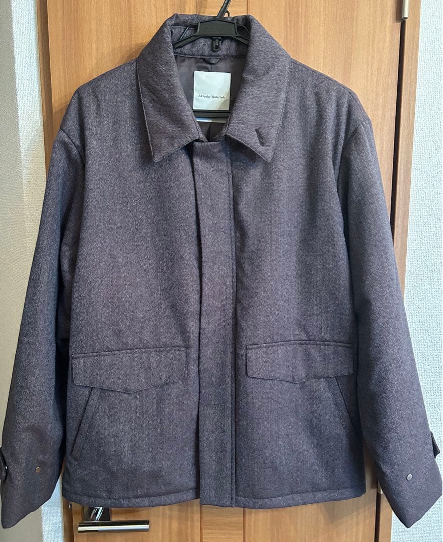 ジャケット・アウター Tech padded wool flight blouson WYM LIDNM ブルゾン アウター ARTIFICIAL GRAIN FLIGHT BLOUSON メンズ