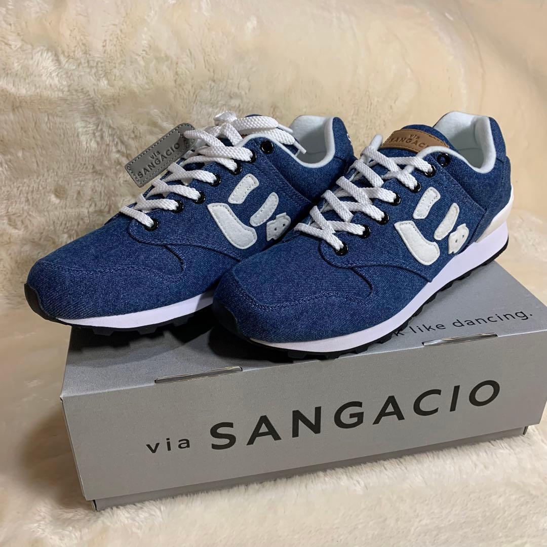 未使用品 にゅ SANGACIOスニーカー 27.5 JEANSスニーカー - メルカリ