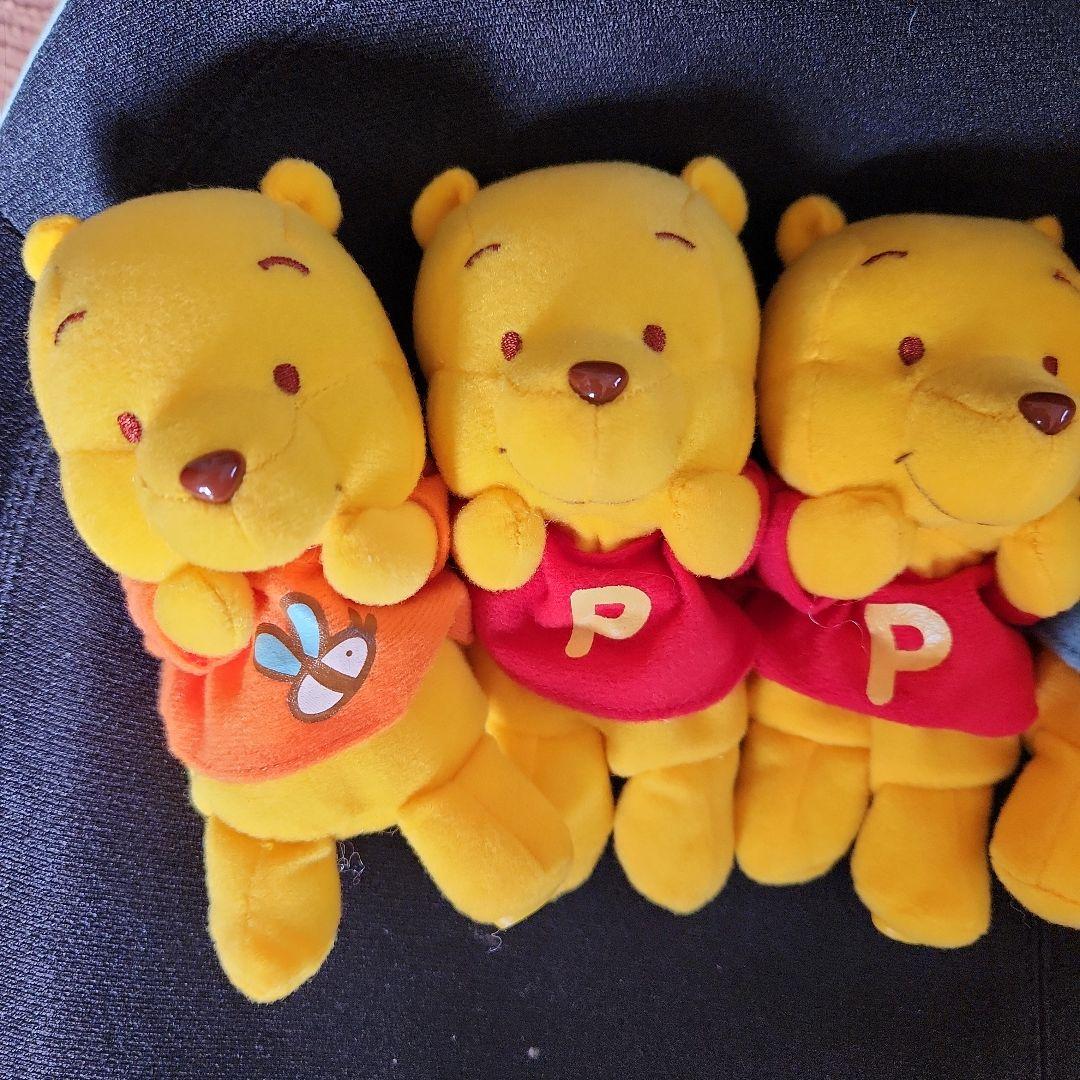 ディズニー　くまのプーさん　アルファベットTシャツ　ぬいぐるみ
