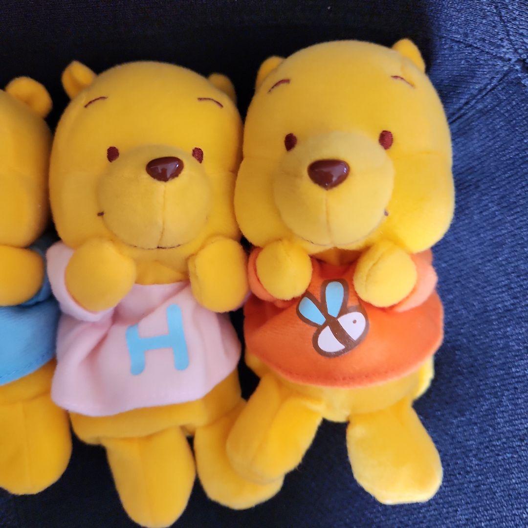 ディズニー　くまのプーさん　アルファベットTシャツ　ぬいぐるみ
