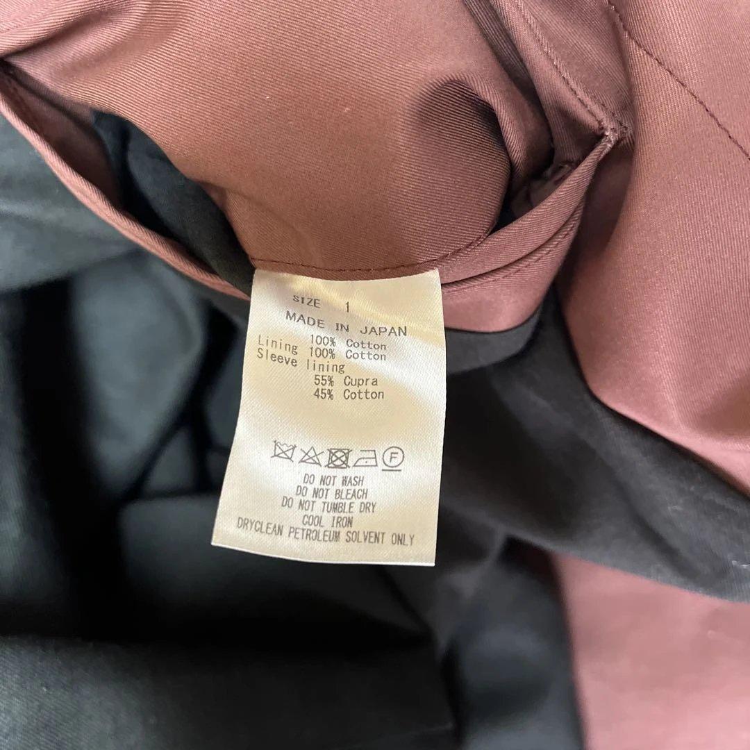 未使用品 Text テクスト トレンチコート マルーン1 marka 石川俊介