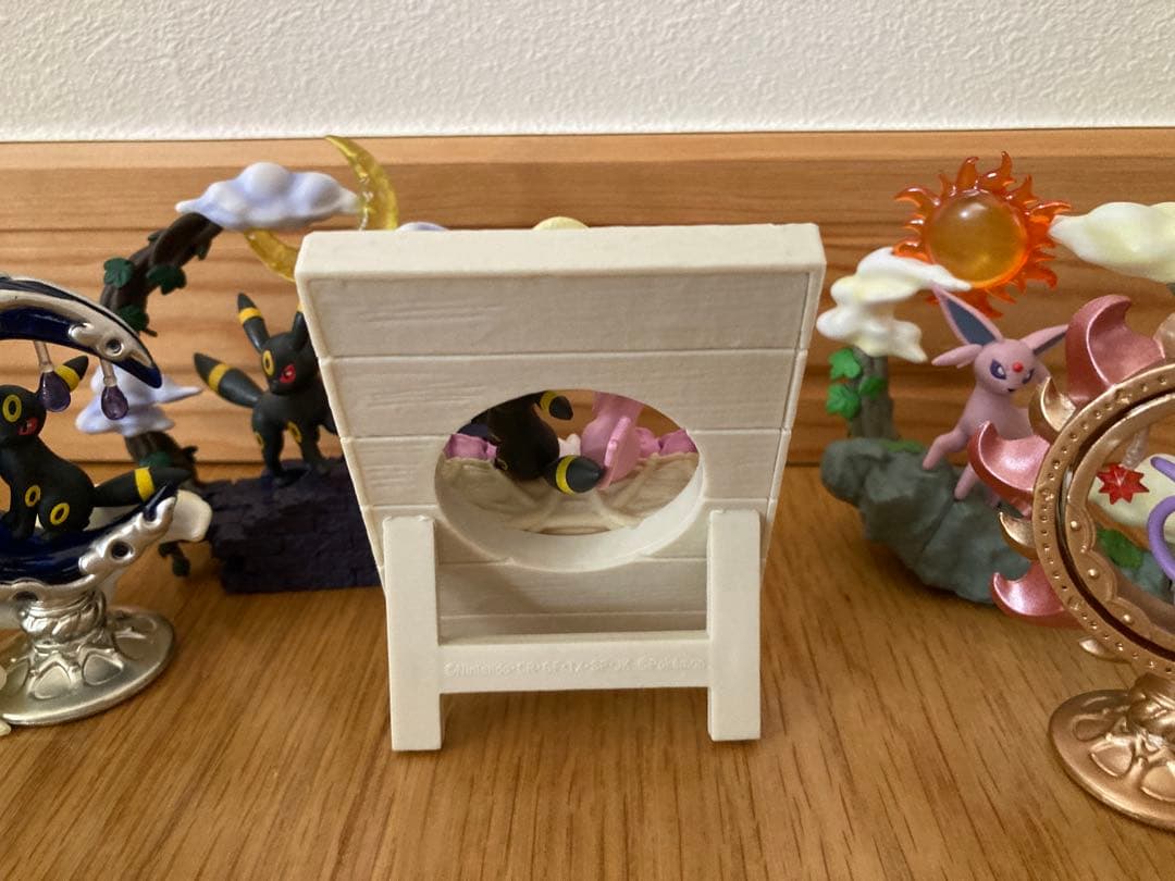 ポケモン　ブラッキー　エーフィ　フィギュア　キーホルダー　リーメント　一番くじ