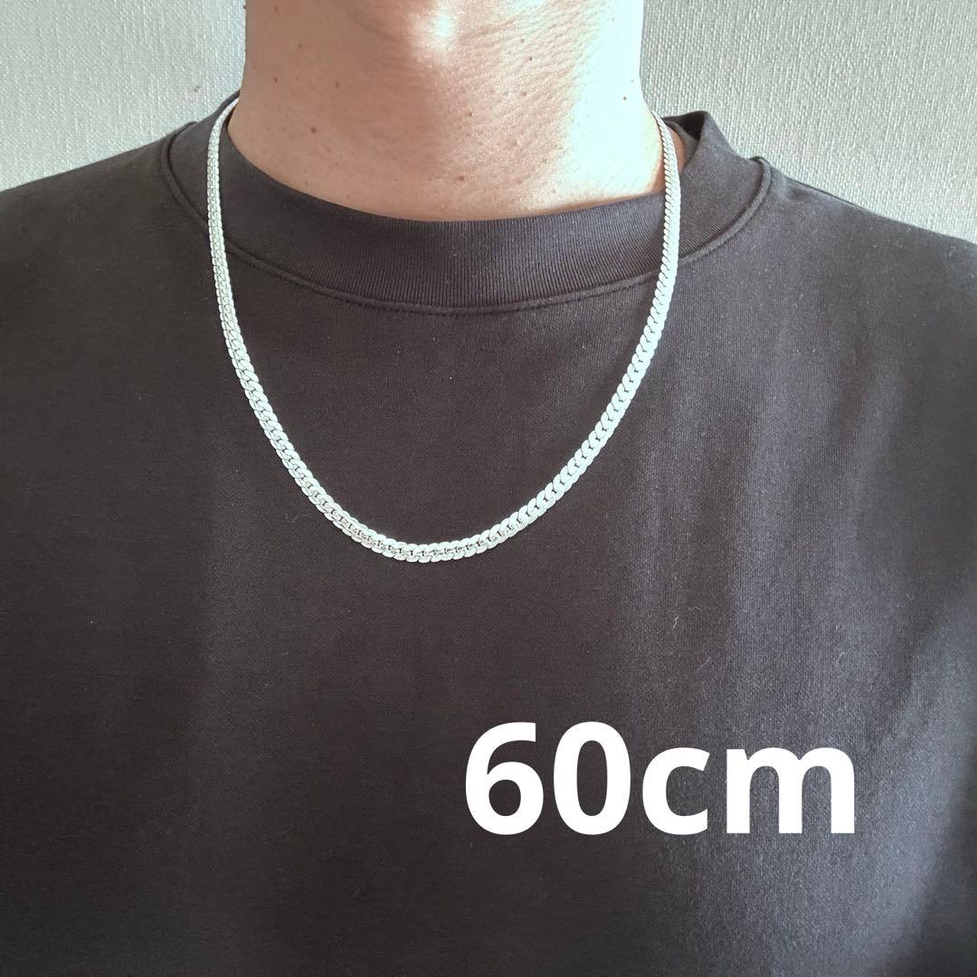 10本シルバー925 ツイスト　喜平チェーンネックレス　幅広　60cm 重厚 シルバー925 喜平ネックレス シルバー喜平チェーン 太め 幅12mm