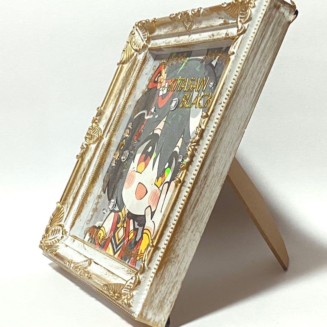 フレーム付き＊ウマ娘 キタサンブラック＆サトノダイヤモンド 手描き