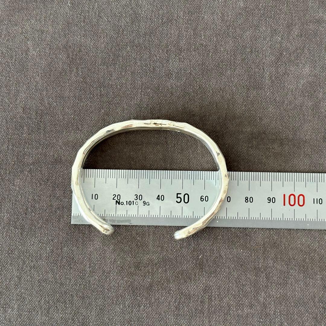 市松 シルバーバングル ダブルスタイル - メルカリ