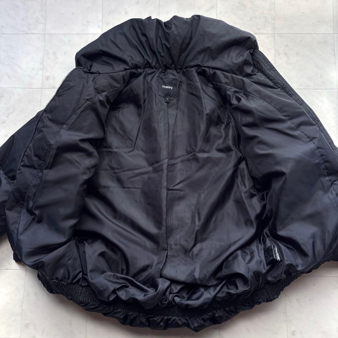 セオリー 24AW ショートダウンジャケット MOMO 黒 ブラック アウター