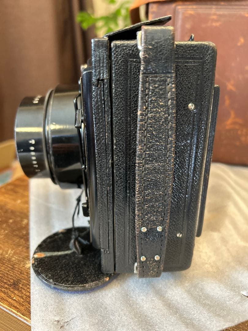 【激珍品レンズ】 テッサー 16.5cm f2.7 &ミロフレックス蛇腹カメラ