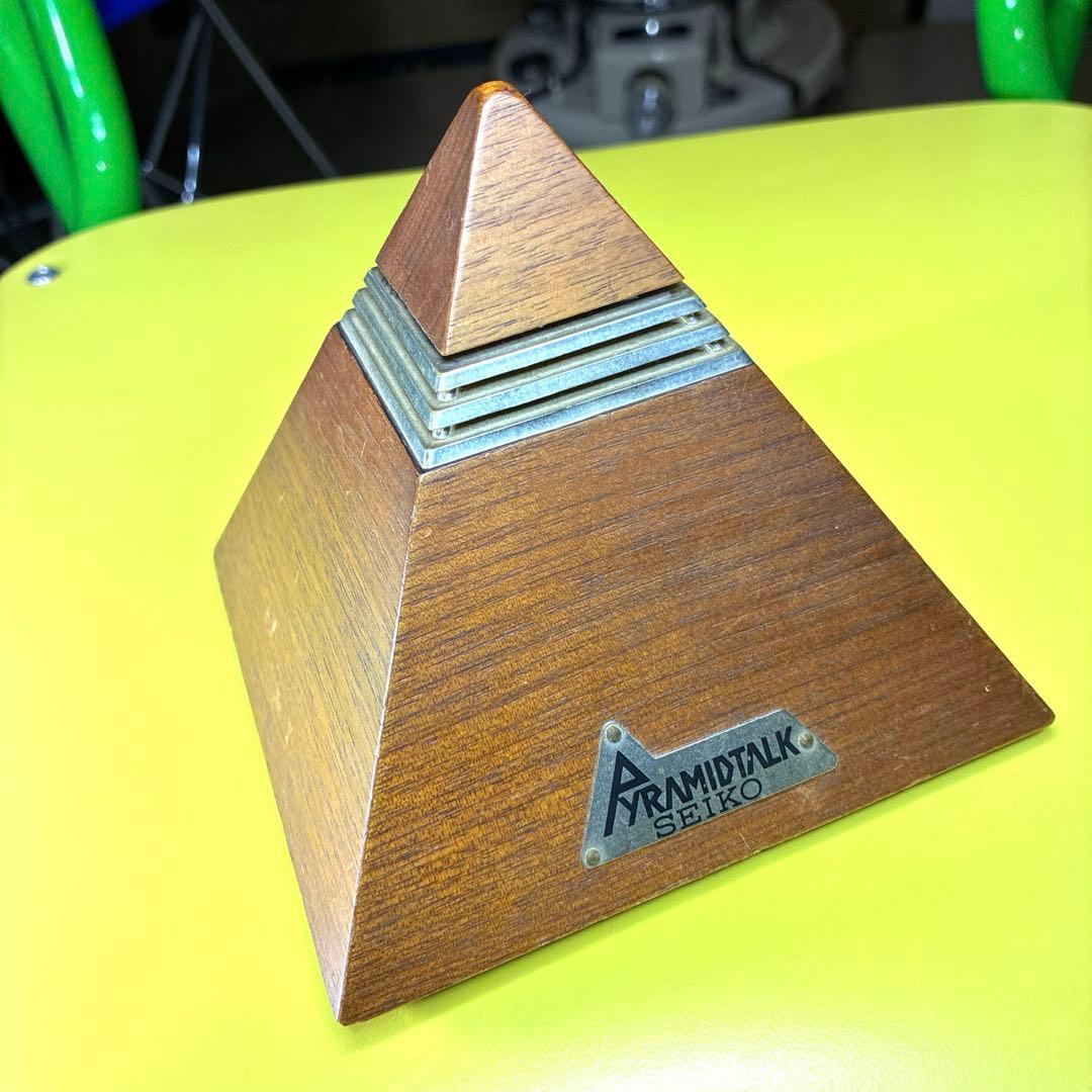 名品】SEIKO PYRAMID TALK 置時計 - メルカリ