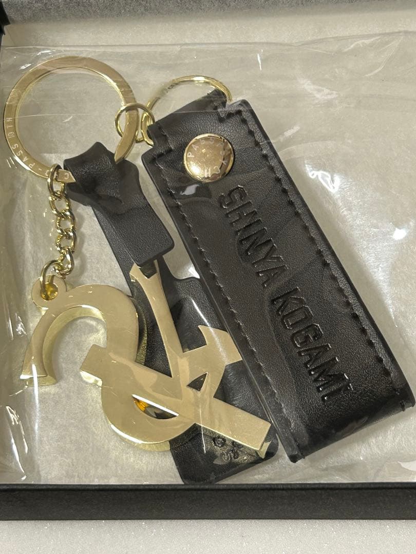 サイコパス 狡噛慎也 本革 ロゴブレスレット キーホルダー