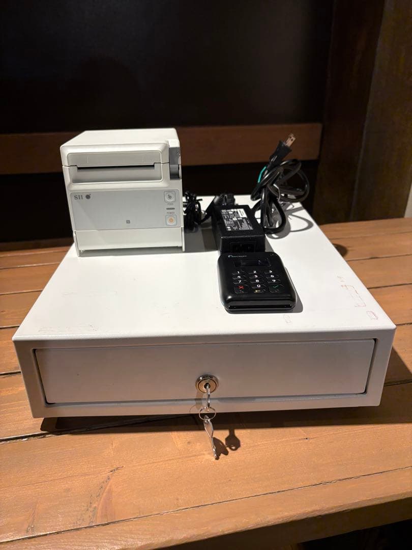 エアレジ　キャッシュドロア　プリンター 決済端末 レシートプリンター内蔵キャッシュドロア mPOP | POSレジならAirレジ