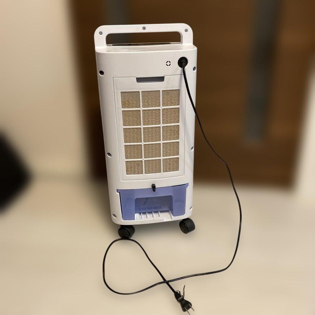 ホワイト冷風機 タッチパネル式 新品フィルター付き - メルカリ