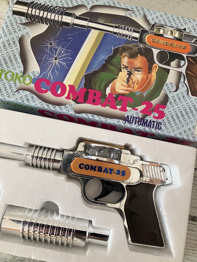 デッドストック 昭和レトロ 鉄砲おもちゃ（日本製、TOKO COMBAT-25