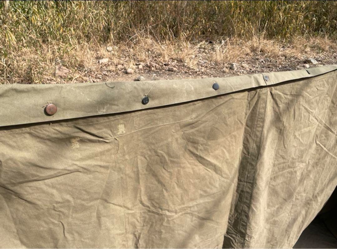 超激レア 40's US シェルターハーフ パップテント 軍幕 ビンテージ