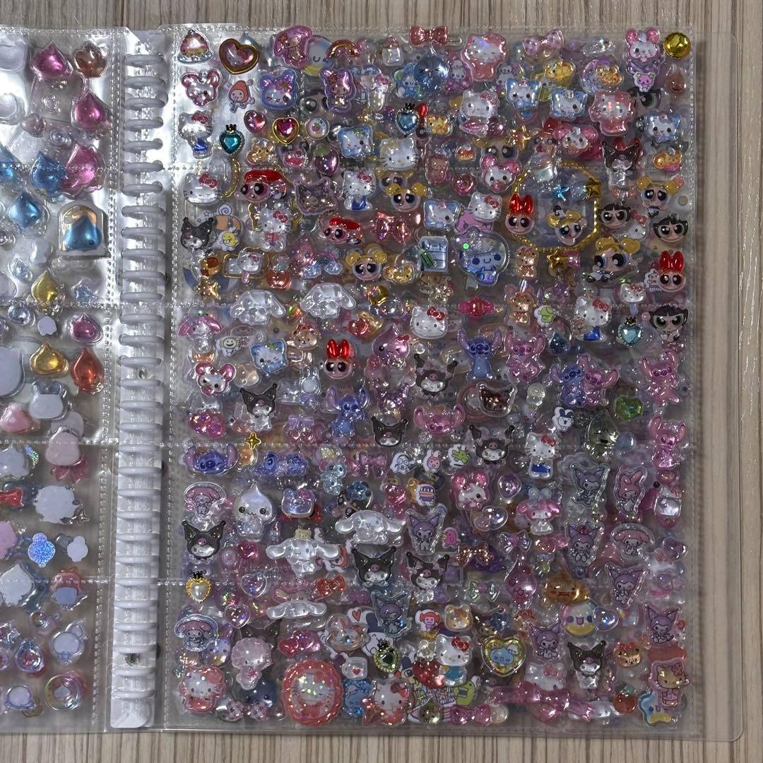 【極美品】シール帳　完成品　キャラクター多数