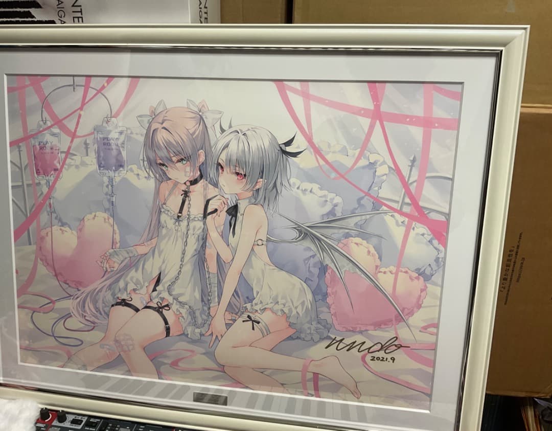 rurudo先生直筆サイン入り複製原画(A2) PLAYROOM