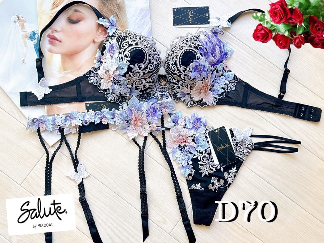 サルート【おやゆび姫】D70&ソングM&ガーターベルトM BL 19 店舗限定