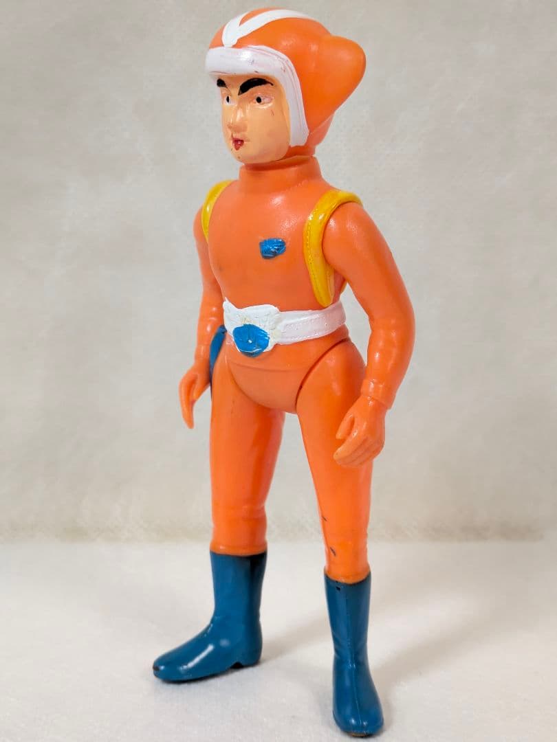 ブルマァク　トリプルファイター　SAT隊員（約15㌢）当時物　ソフビ