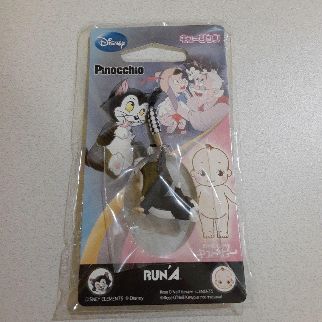 キュージョン☆ピノキオフィガロ&キューピーコラボマスコット☆根付け