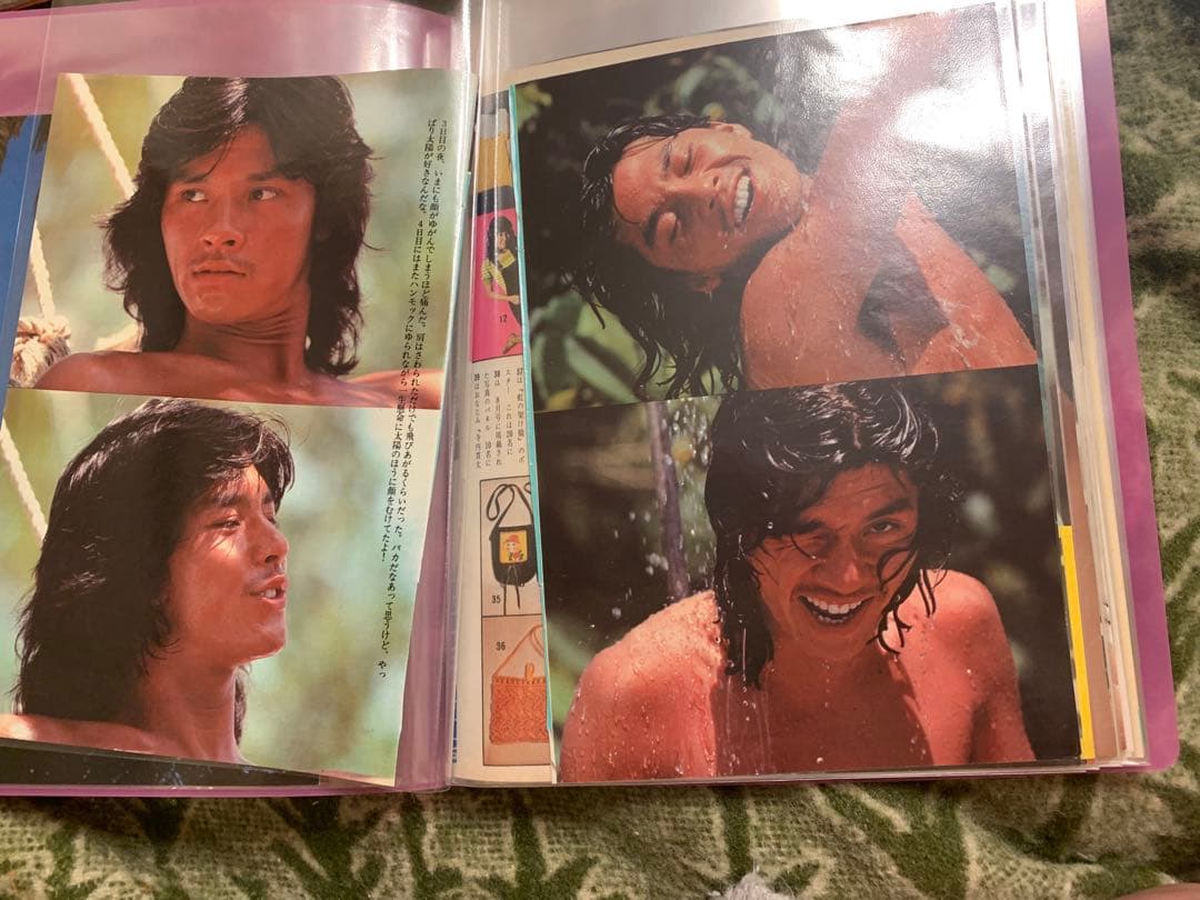 西城秀樹　★雑誌切り抜き250ページ〜300ページ★ファイル3冊★希少記事多数