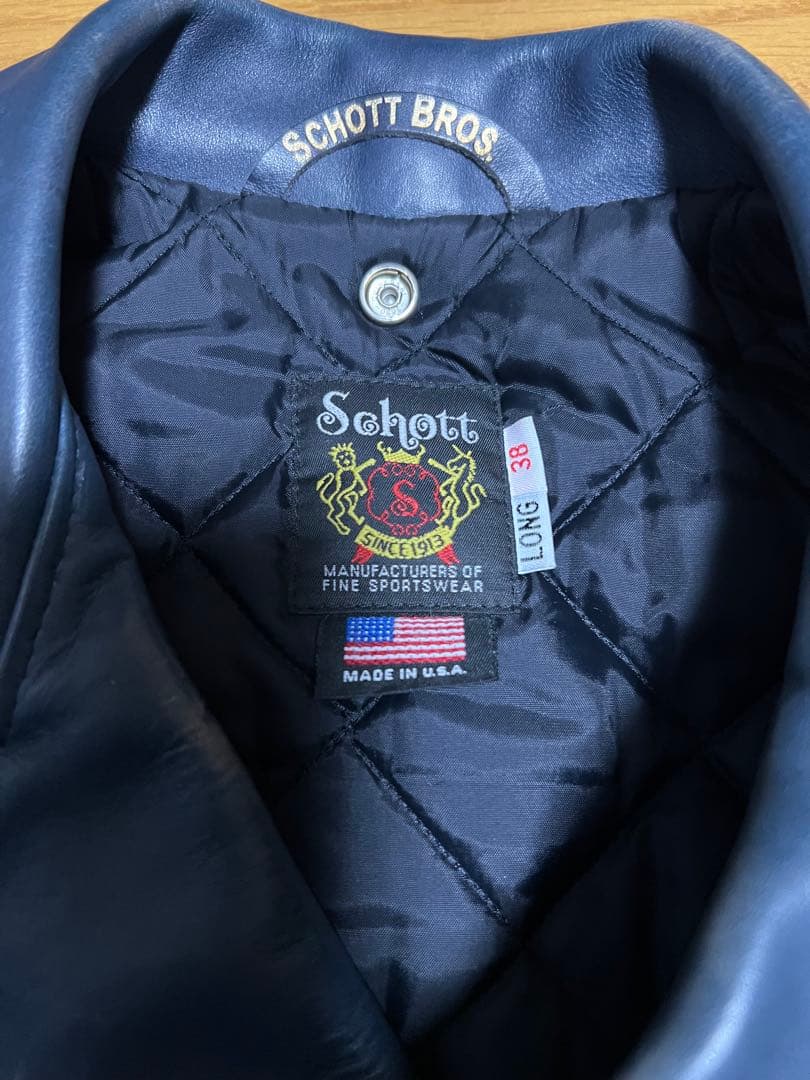 希少ネイビー Schott 613UST ワンスター 38 LONG TALL - メルカリ